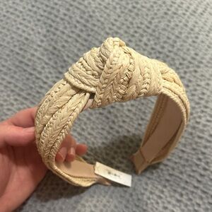 Francesca's Collections Woven Tan Headband